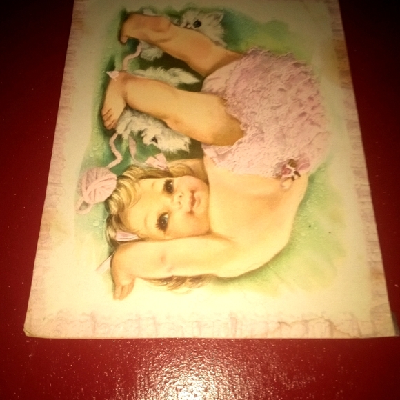 Set of 3 Vintage oversized greeting cards - Picture 4 of 4